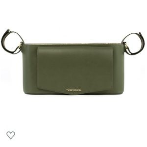 Brand NEW TWELVElittle Stroller Caddy in Olive Green